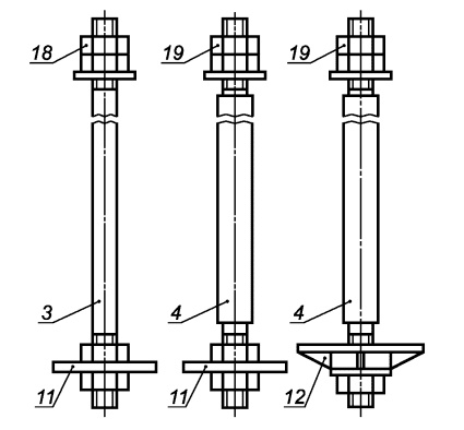Болты фундаментные ГОСТ 24379.1-80 с анкерной плитой
