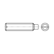 Винт установочный с шестигранной головкой и ступенчатым концом, класс точности А,В ГОСТ 1483-84 - фото - 2
